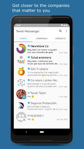 Twnel Messenger screenshot 2