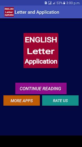 Letter & Application writing screenshot 1