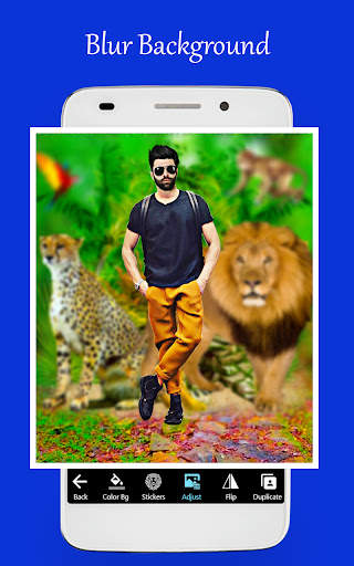 Wild animal photo editor frame screenshot 5