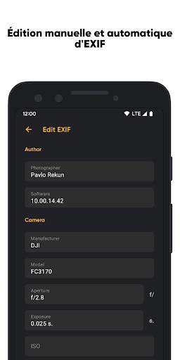 Graphie - Éditeur EXIF screenshot 3