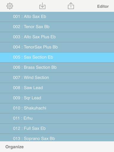 Aerophone Editor screenshot 6