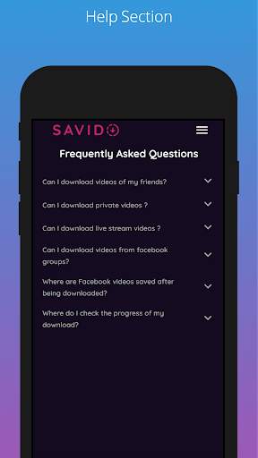 Savido - Free Facebook Video Downloader HD स्क्रीनशॉट 4