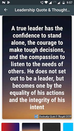 Leadership Quotes & Thoughts Maker screenshot 14