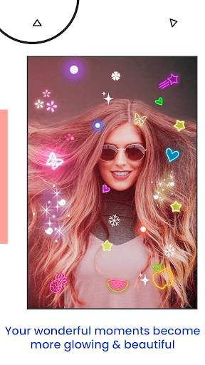 Glitter Art: Glitter Light Photo Effect screenshot 4