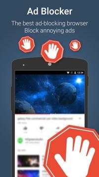 Adblocker Lite - Fast Browser screenshot 1