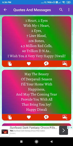 Happy Diwali: Greeting, Photo Frames, GIF, Quotes screenshot 2