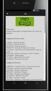 Codigos Gta San Andreas cheat screenshot 2