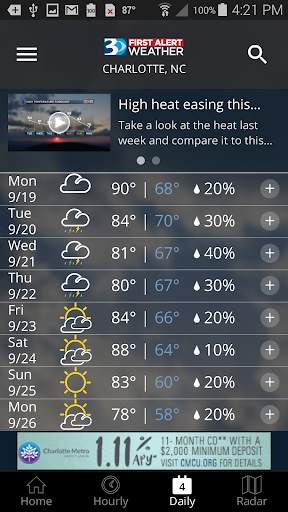 WBTV First Alert Weather screenshot 4