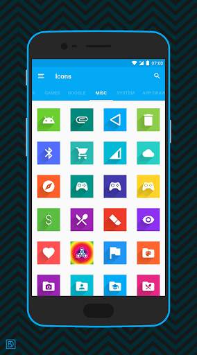 Voxel – Flat Style Icon Pack 7 تصوير الشاشة