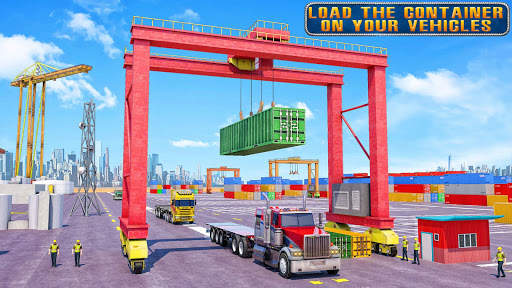 Crane Cargo Crew: Port Driving & Parking screenshot 3