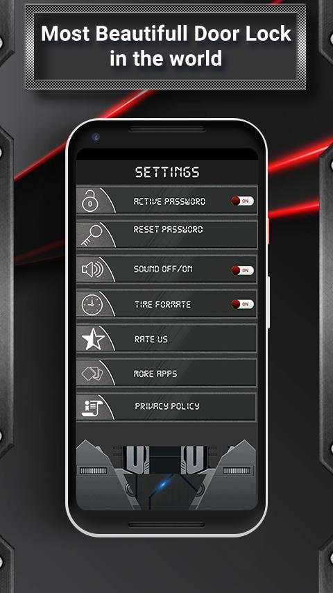 Rotary Door Screen Lock- (Keypad Screen Lock) screenshot 3