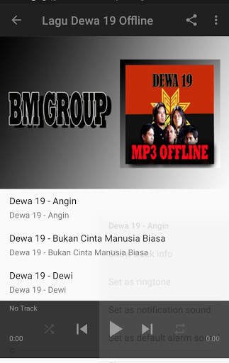 Song Dewa 19 Mp3 Offline screenshot 3