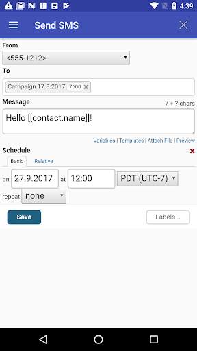 Telerivet Mobile screenshot 2