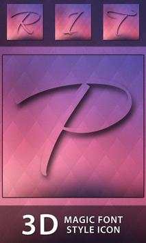 3D Magic Font Style Icon screenshot 8