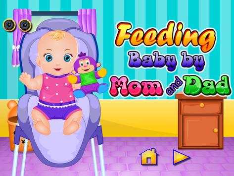 Feeding Baby by Mom and Dad screenshot 1