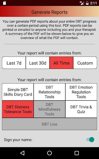 DBT Distress Tolerance Tools screenshot 8