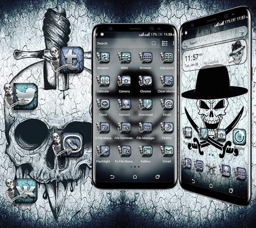 Skull Launcher Theme screenshot 2