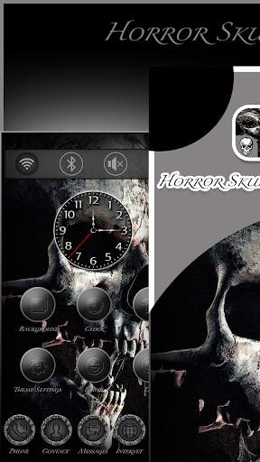 Horror Skull Launcher Theme screenshot 4
