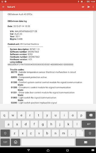 OBDeleven VAG car diagnostics screenshot 21