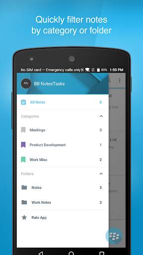 BlackBerry Notes screenshot 2