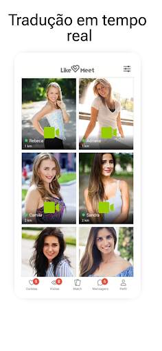 Namoro e encontros - Likemeet screenshot 4