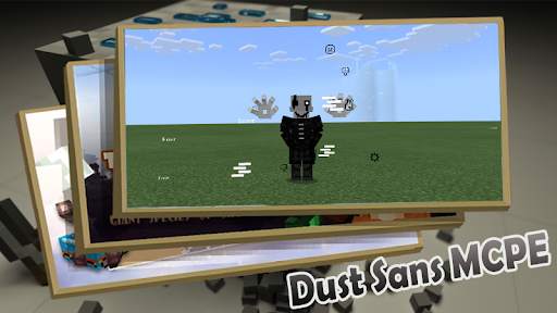 Dust Sans Undertale Mod for Minecraft PE screenshot 3