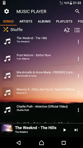 Music Player screenshot 1