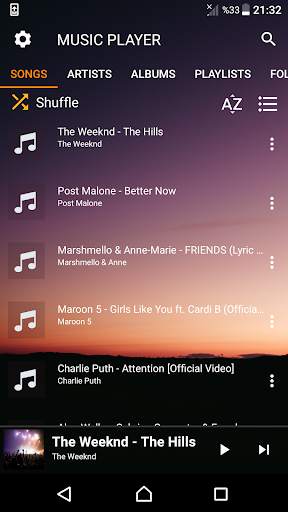 Music Player screenshot 1