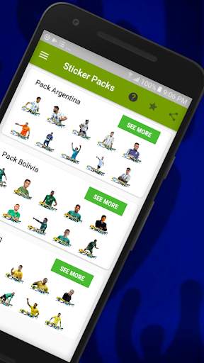 ⚽America Cup Stickers for WhatsApp WAStickerApps screenshot 2