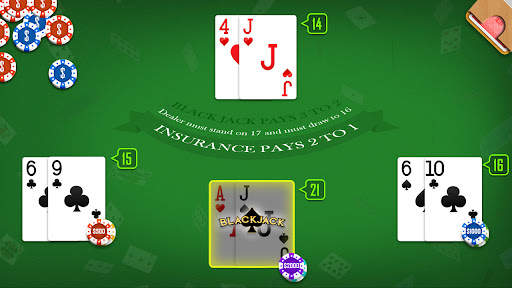 Blackjack 21 card game 8 تصوير الشاشة