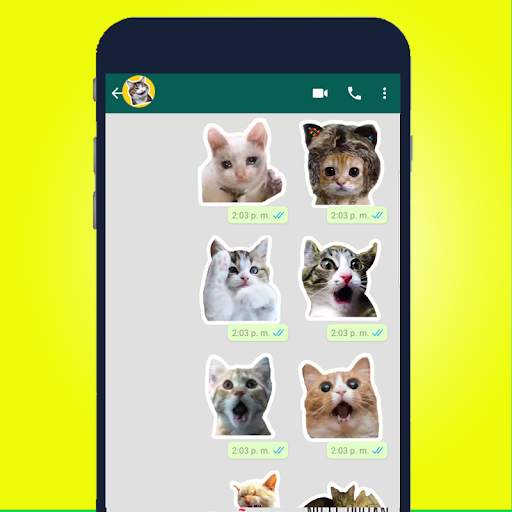 Best Cat Stickers for Chat WAStickerApps 2020 screenshot 3