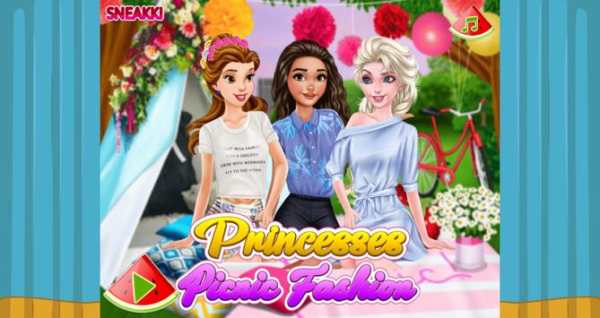BFF Princesses Picnic Fashion 1 تصوير الشاشة