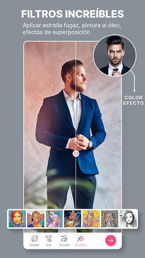 Editor fotos traje de hombre screenshot 3