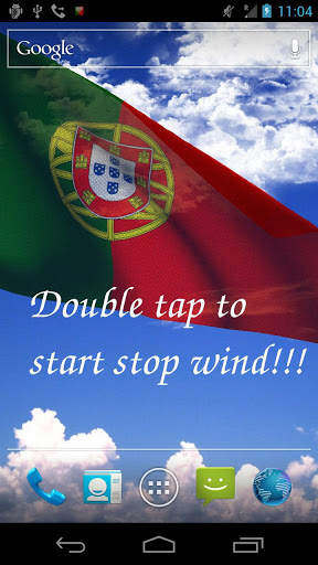 Portugal Flag Live Wallpaper screenshot 2