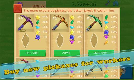 Idle Gold gem clicker स्क्रीनशॉट 5