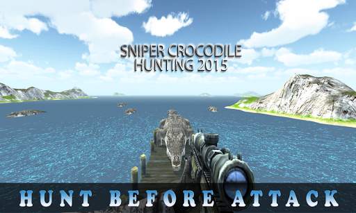 Sniper Crocodile Hunting 2015 screenshot 5