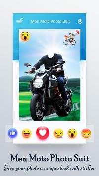 Men Moto Photo Suit screenshot 4