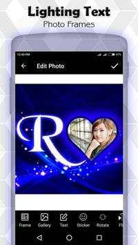 Lighting Text Photo Editor screenshot 4