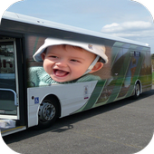 Modern Bus Photo Frame Editor icon