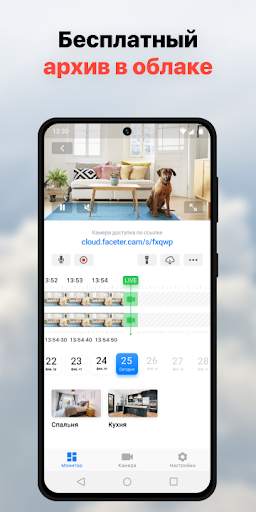 Faceter камера видеонаблюдения скриншот 3