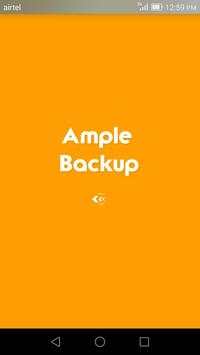 Ample SMS and Call log Backup 1 تصوير الشاشة