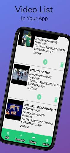 X 🔥 Video Downloader - Free Video Downloader 2021 screenshot 1