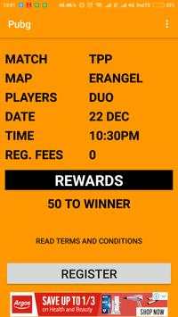 Battles :- Pubg Mobile Tournaments screenshot 2