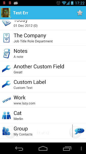 Contact View Free screenshot 4