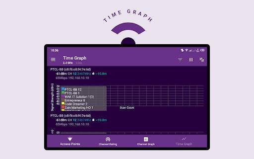 WiFi  Analyzer app 2021 screenshot 8