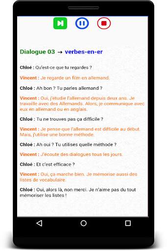 dialogues en français audio avec texte screenshot 1