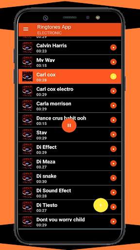 electronic ringtones screenshot 1