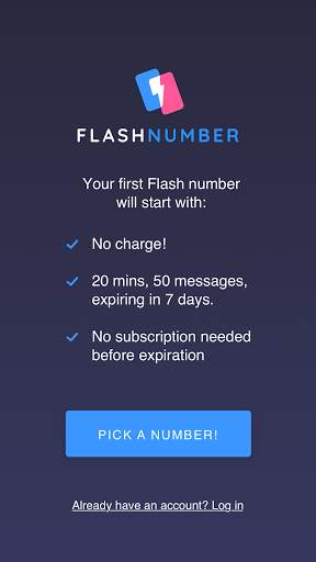 FlashNumber: Second Phone Number Text now स्क्रीनशॉट 1