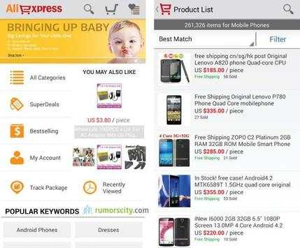 Aliexpress screenshot 1