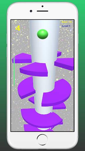 Helix 3d jump ball game screenshot 2